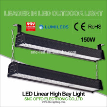 Класс защиты IP66 СИД 150W высокий свет Пакгауза залива / светодиодные линейные лампы высокого залива 110lm/Вт